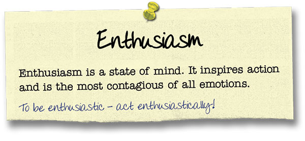 Success Principle 8 Enthusiasm